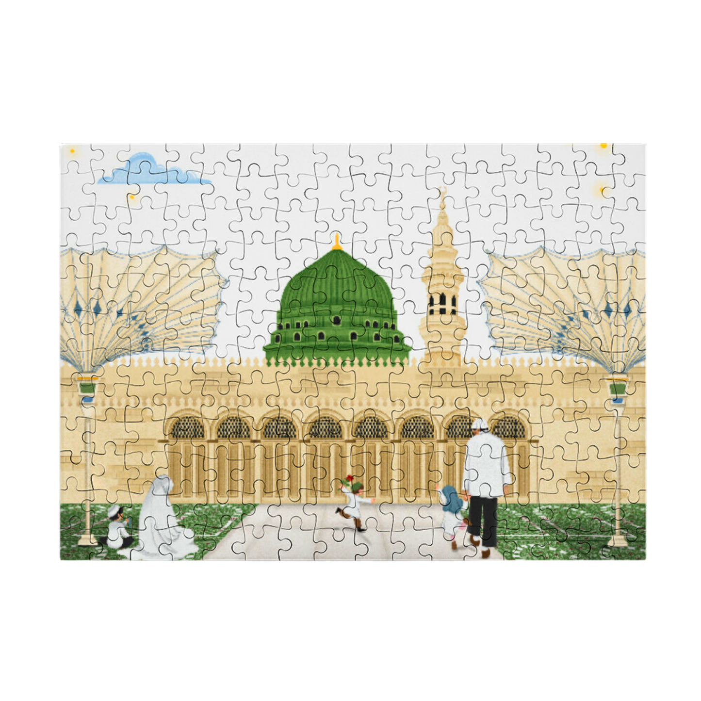 Puzzle „Medina & die Prophetenmoschee“ – Islamisches Puzzle (192 Teile)
