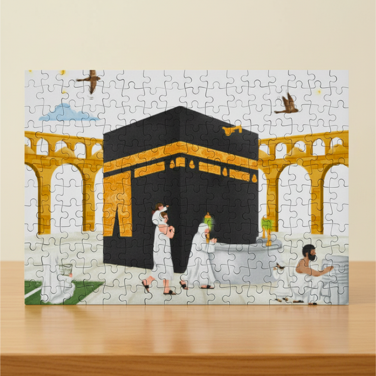 islamisches spielzeug Puzzle „Mekka & die Kaaba“ – Islamisches Puzzle (192 Teile) – Hilal und