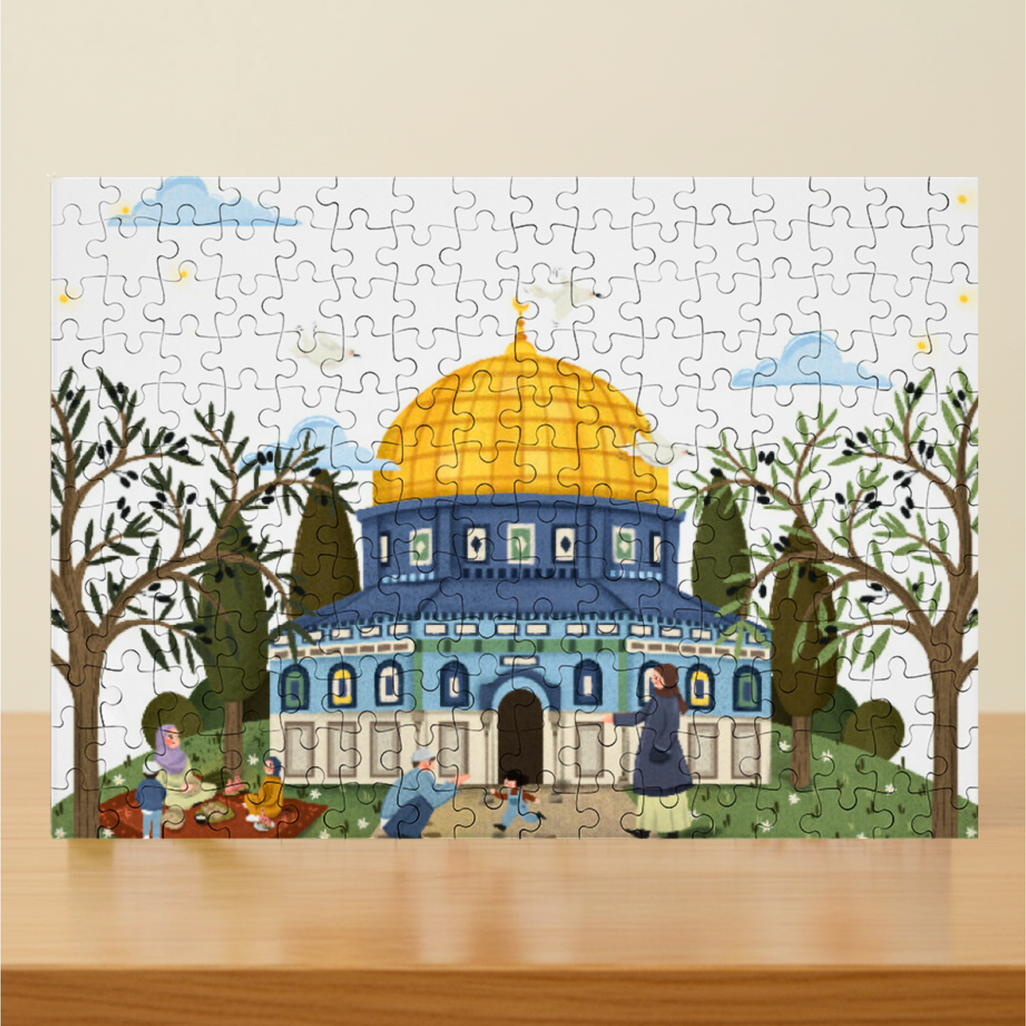 Puzzle „Al-Quds & die goldene Kuppel“ – Islamisches Puzzle (192 Teile)