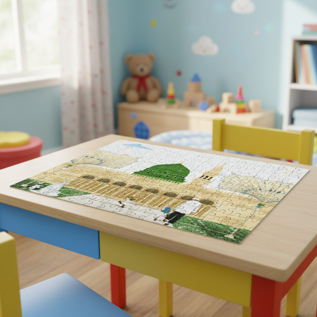 Puzzle „Medina & die Prophetenmoschee“ – Islamisches Puzzle (192 Teile)