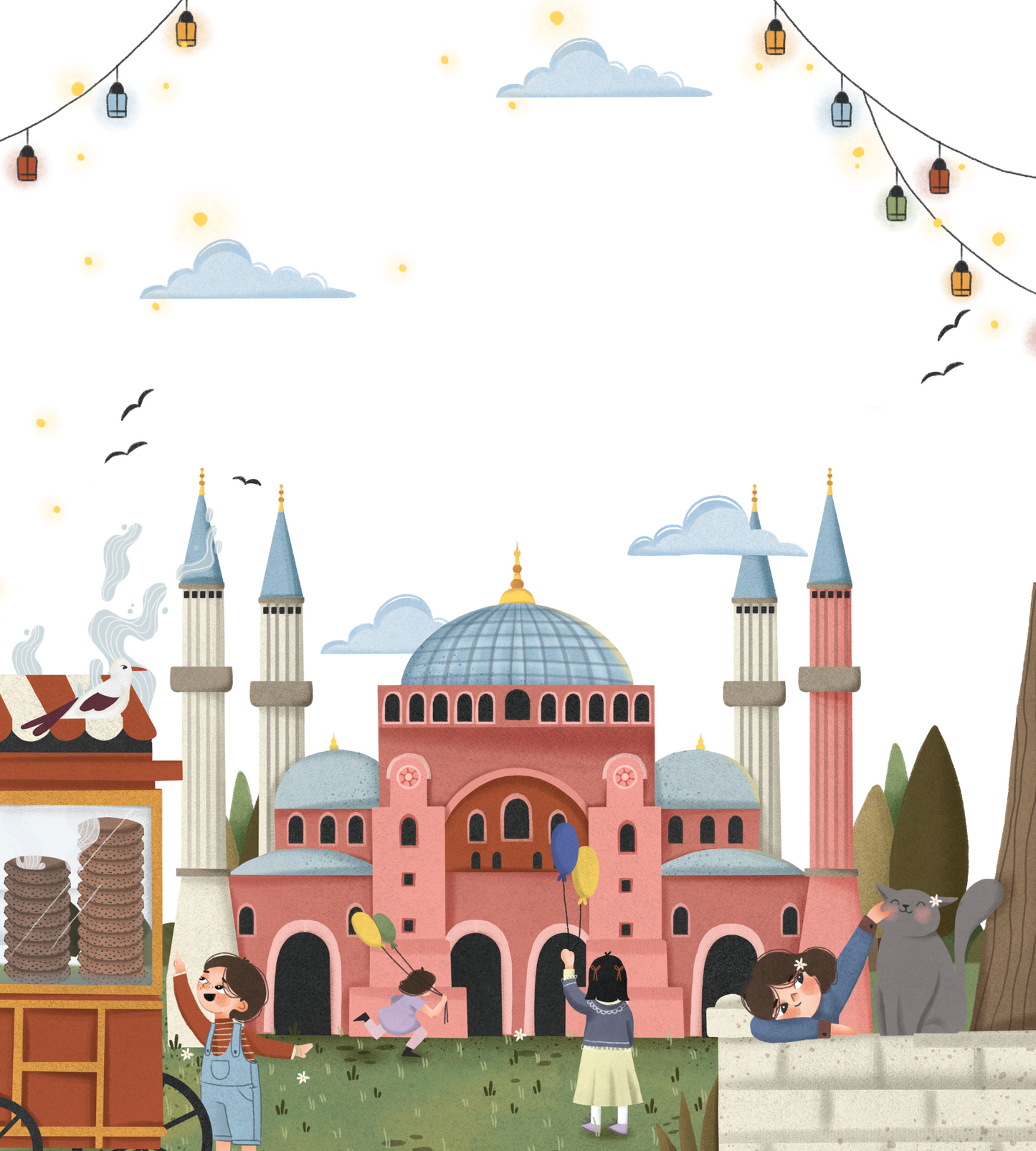 Istanbul und die Ayasofya Moschee - Islamische Nachtlampe
