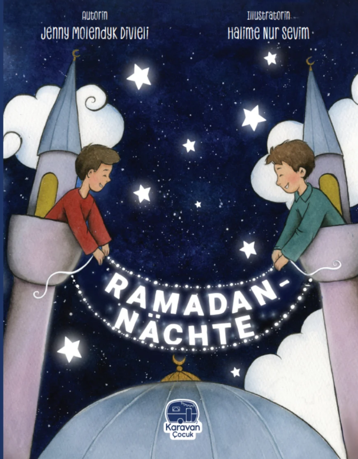 islamisches Kinderbuch mit dem Illustrationen vom Fastenmonat Ramadan. Islam spielerisch lernen. Einzigartiges Ramadan Geschenk